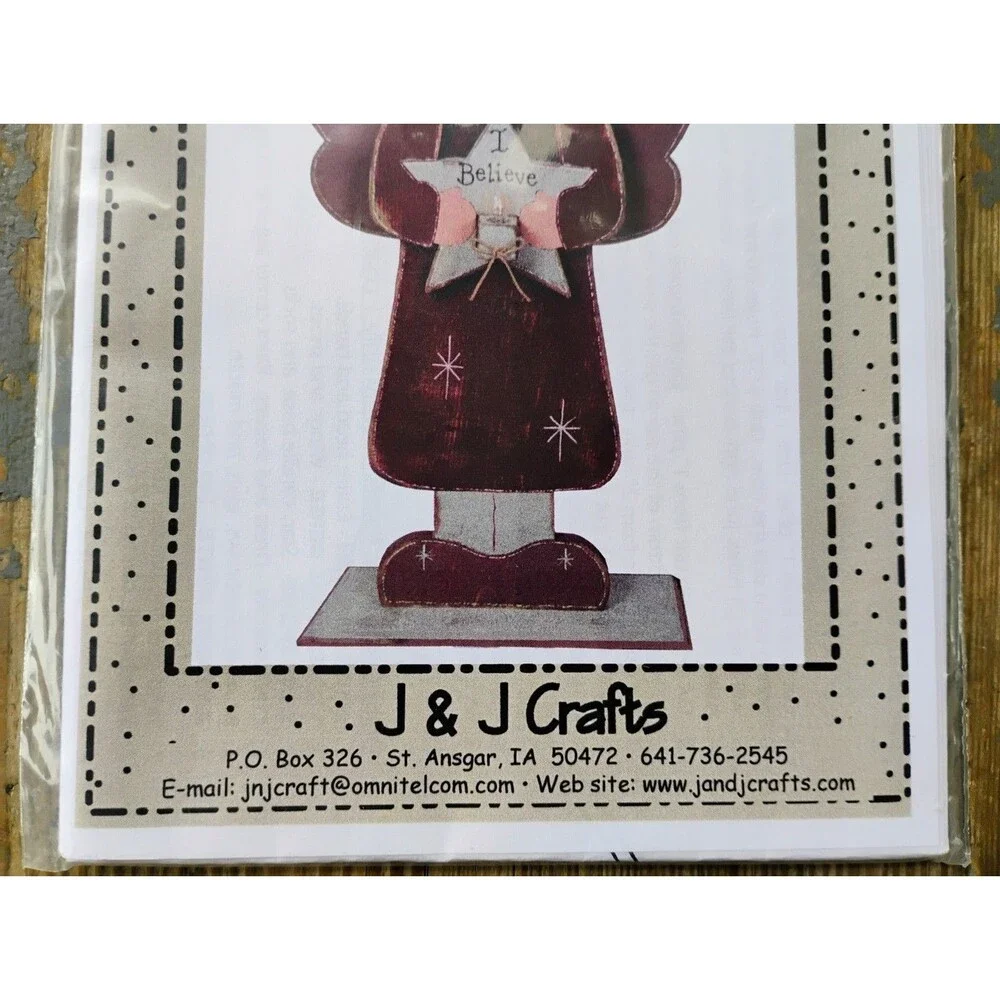 “Angelica” N505 Pattern 1998 Measures 32” Tall Wood Figure